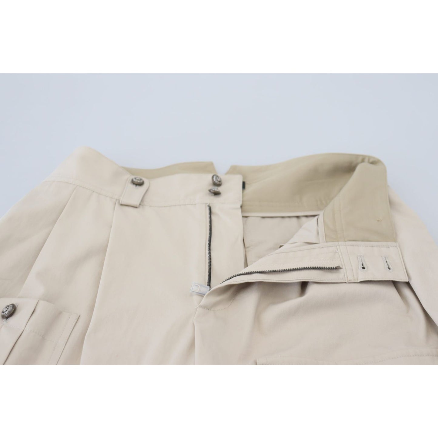 Dolce & Gabbana Beige Cotton Women Cargo Pants