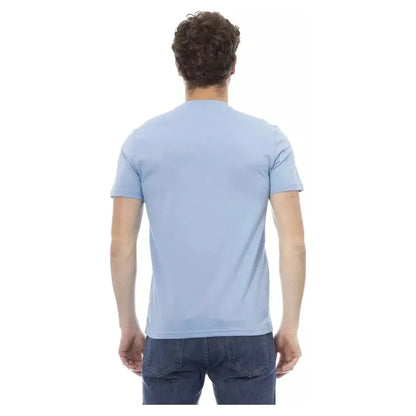Baldinini Trend Light Blue Cotton Men T-Shirt