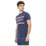 Baldinini Trend Blue Cotton Men T-Shirt