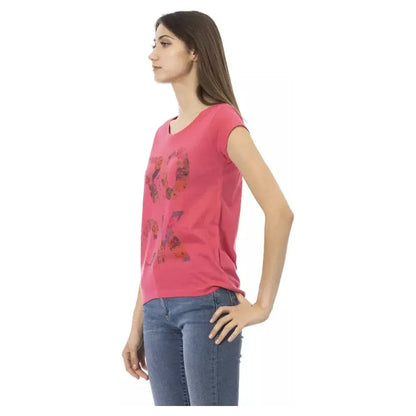 Trussardi Action Multicolor Cotton Women T-Shirt