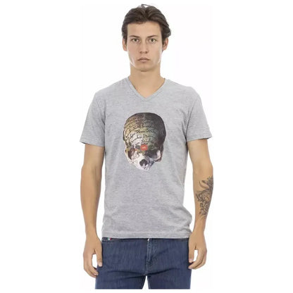 Trussardi Action Gray Cotton Men's T-Shirt