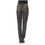 BYBLOS Black Cotton Women's Regular Jeans