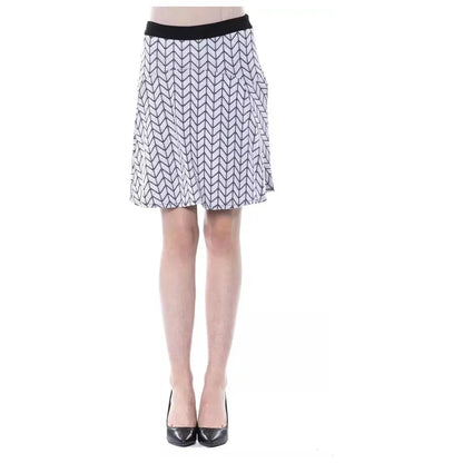 BYBLOS Black Marabou Women Skirt
