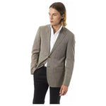 Uominitaliani Gray Wool Men Blazer UO-17095-IT50 | L