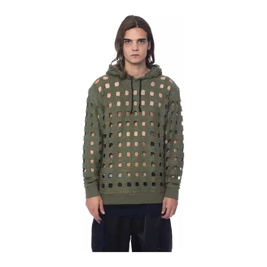 Nicolo Tonetto Army Cotton Men Sweater Nicolo Tonetto Dark Slate Gray
