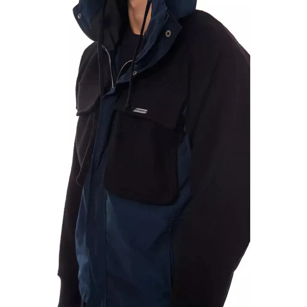 Nicolo Tonetto Black Wool Men Jacket Coats & Jackets