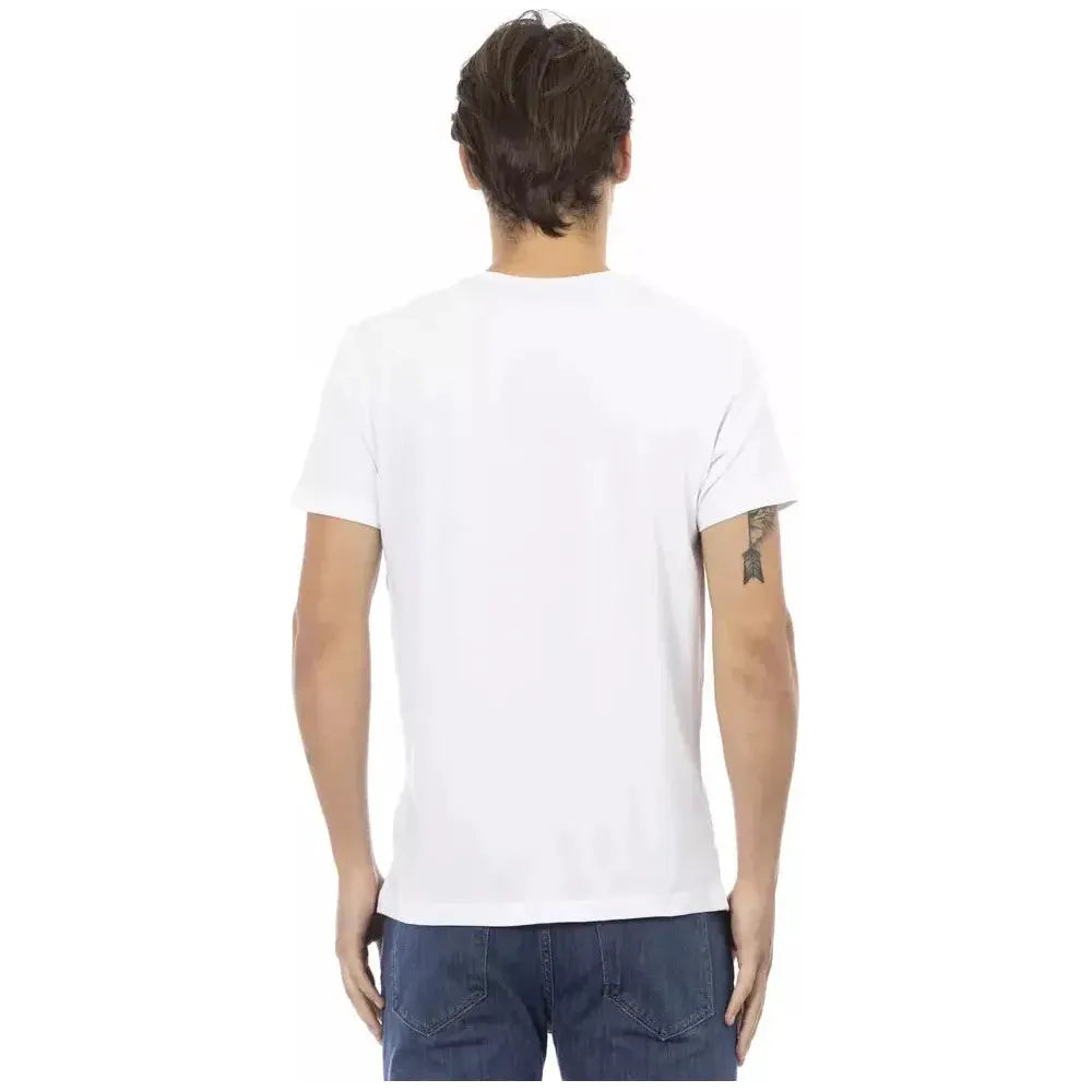 Trussardi Action White Cotton Men's T-Shirt