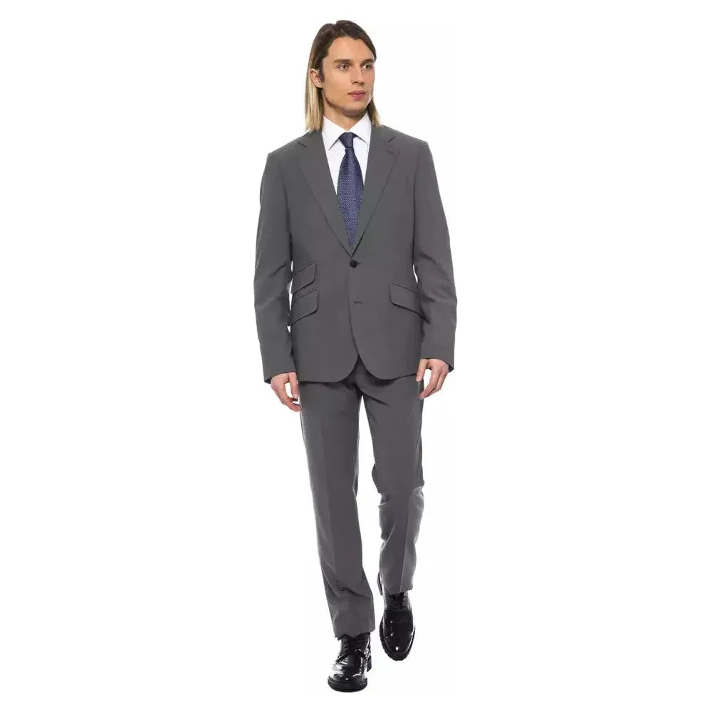 Billionaire Italian Couture Gray Wool Men Blazer BI-10383-IT50 | L