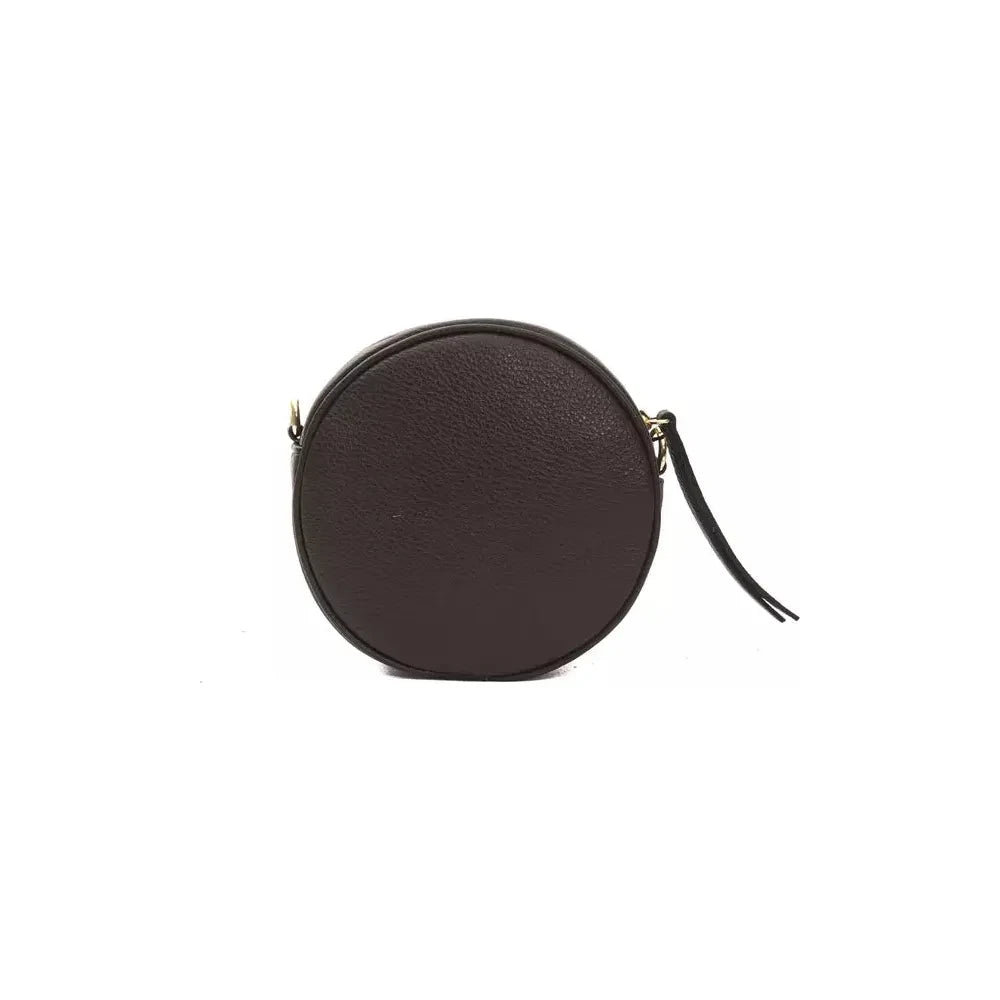 حقيبة كروس بودي نسائية من الجلد البني من بومبي دوناتيلا