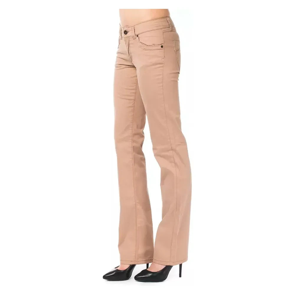 Ungaro Fever Beige Cotton Women Pant
