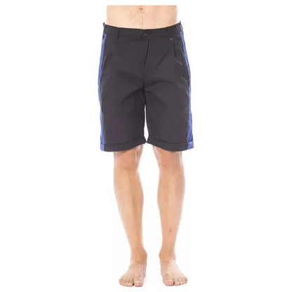 Verri Black Cotton Men's Short