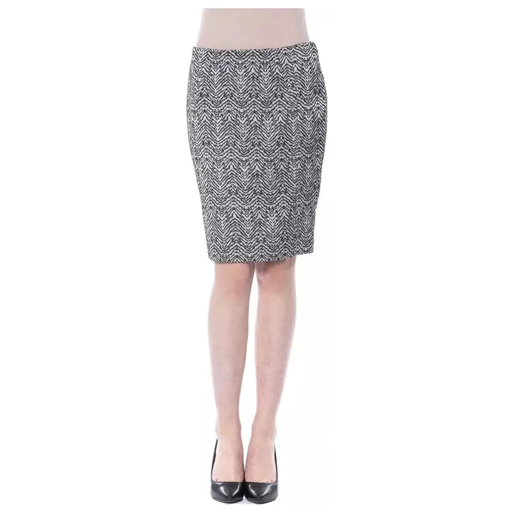 BYBLOS Black Viscose Women Skirt