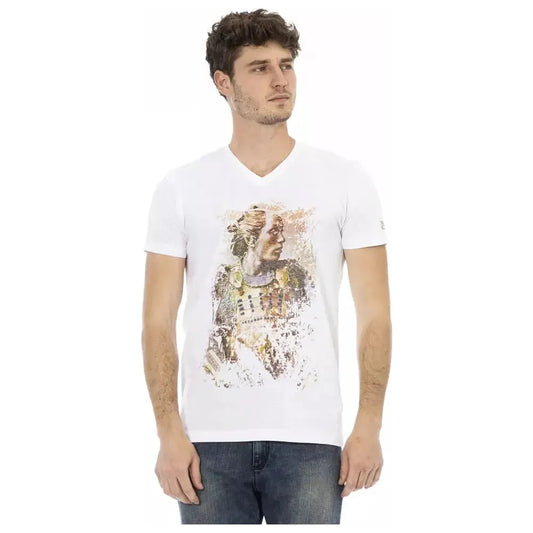 Trussardi Action White Cotton Men's T-Shirt