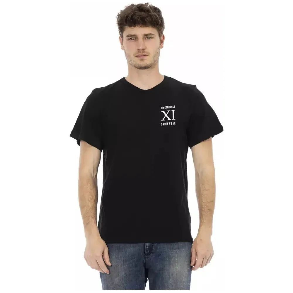Bikkembergs Black Cotton Men's T-Shirt