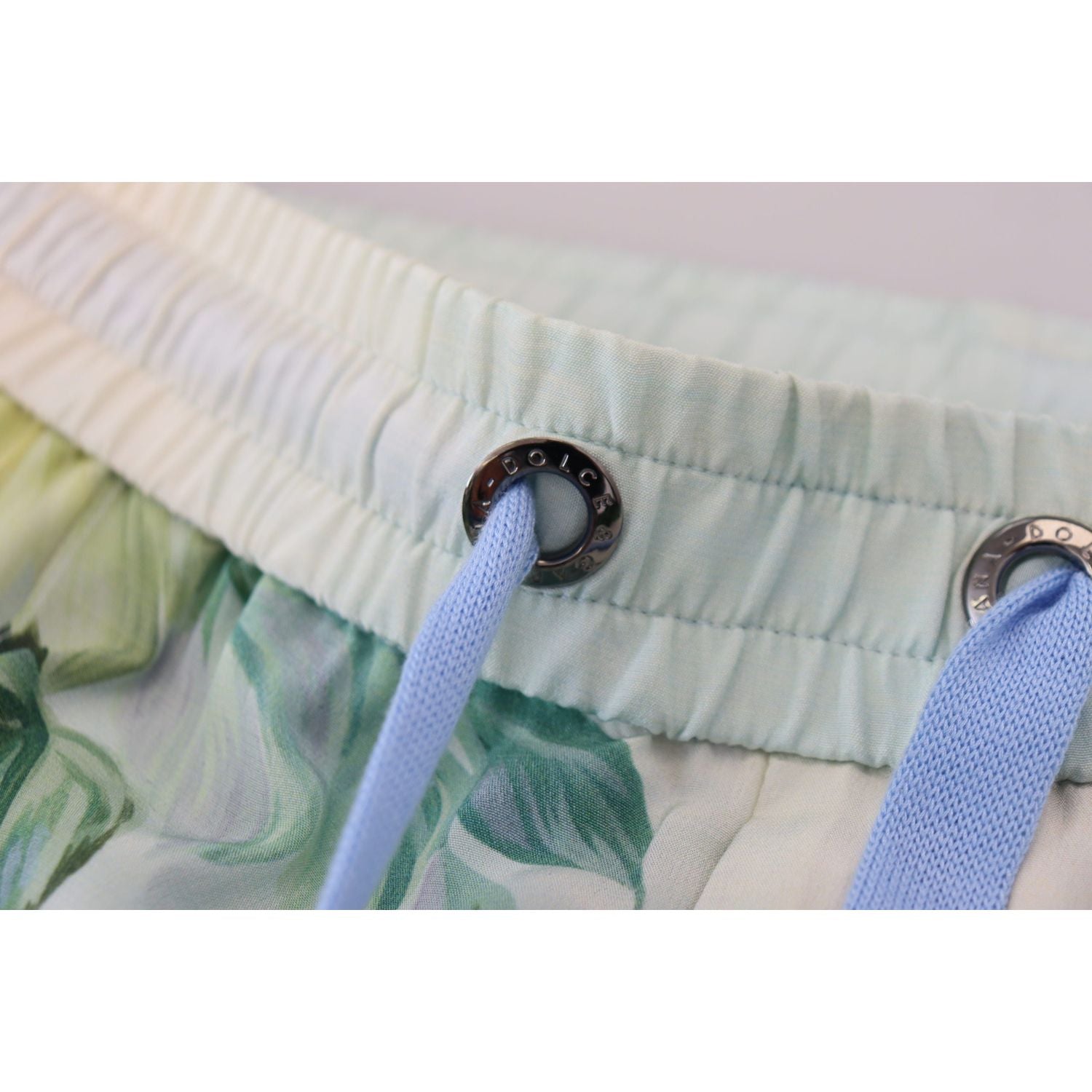 بنطلون حرير متعدد الألوان من دولتشي آند غابانا