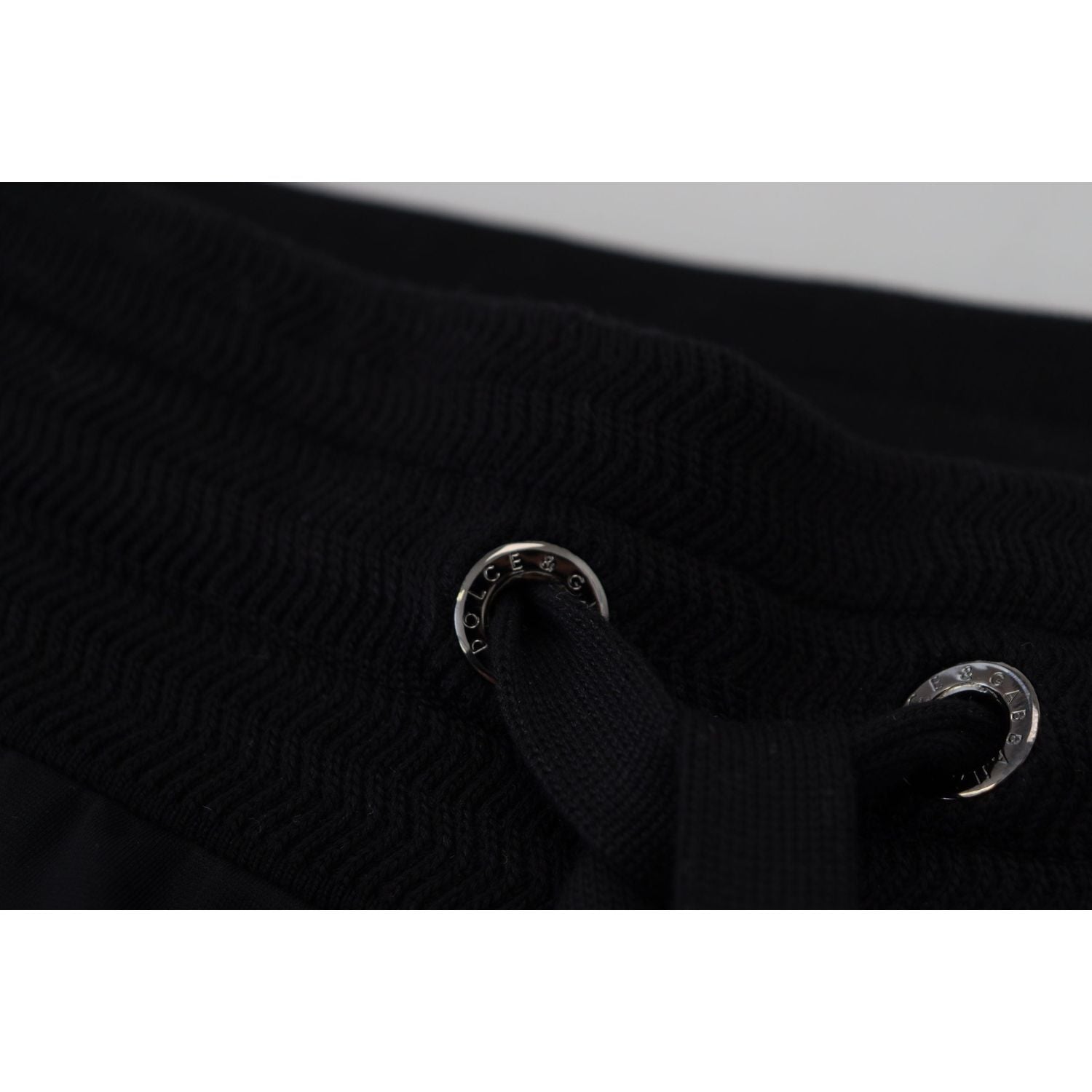 بنطلون دولتشي آند غابانا الأنيق المصنوع من القطن باللون الأسود