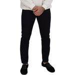 Dolce & Gabbana Black Cotton Skinny Casual Denim Jeans