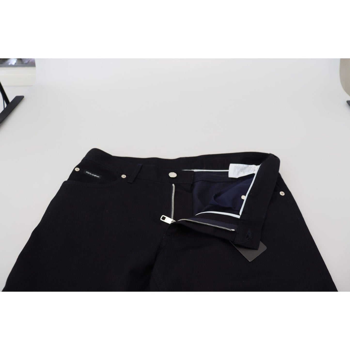 Dolce & Gabbana Black Cotton Skinny Casual Denim Jeans