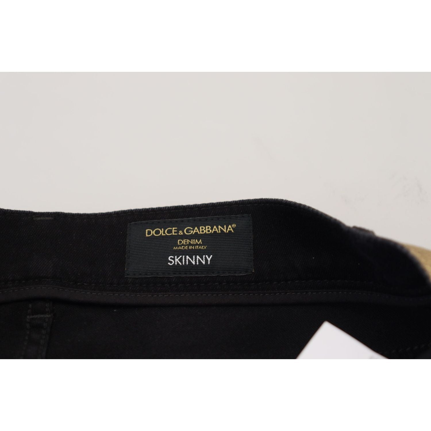 دولتشي آند غابانا - جينز ذهبي أنيق