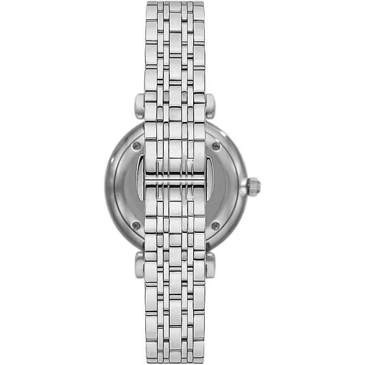 Emporio Armani Elegant Silver-Toned Women's Watch Emporio Armani Light Gray