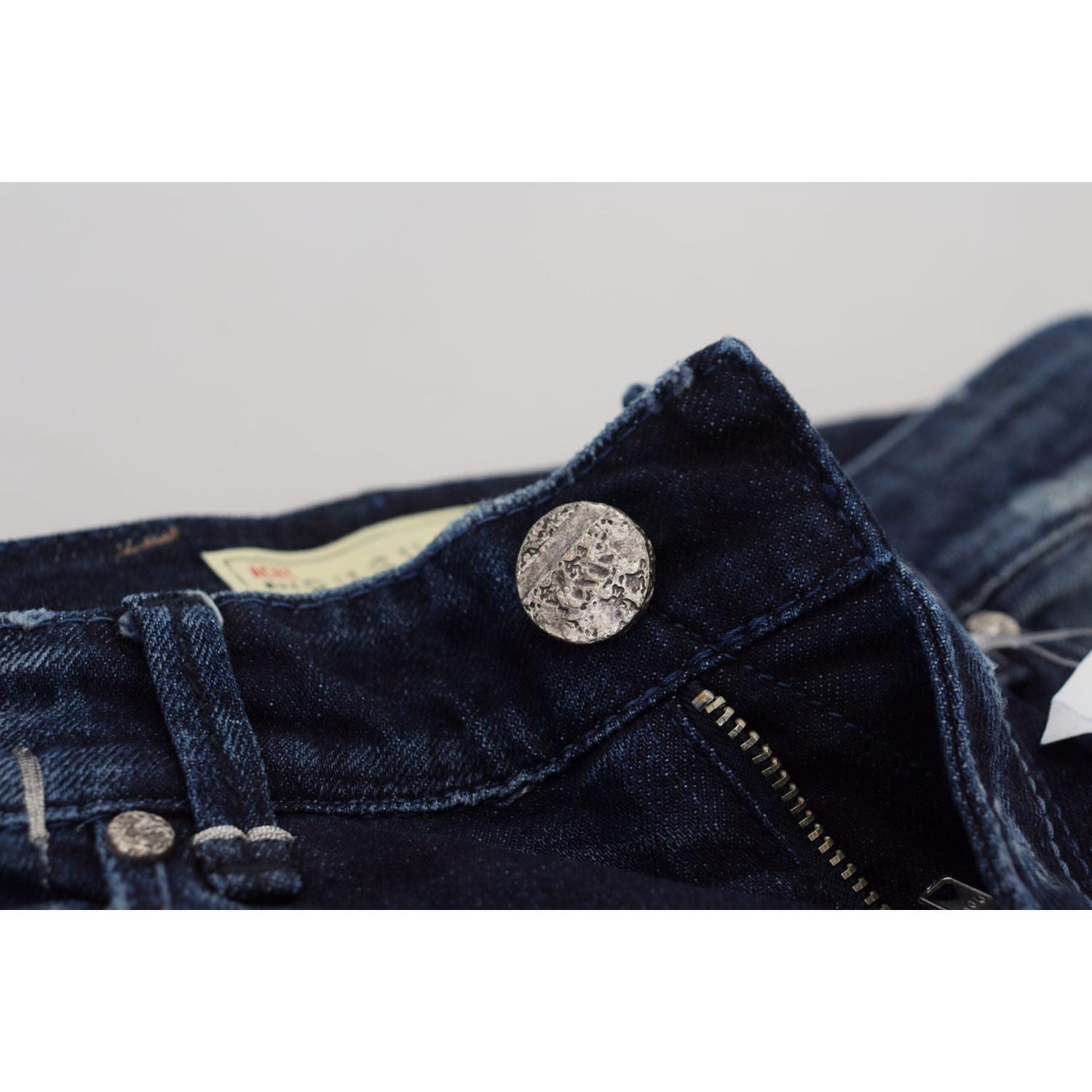 بنطلون جينز ضيق بخصر منخفض من Acht Chic