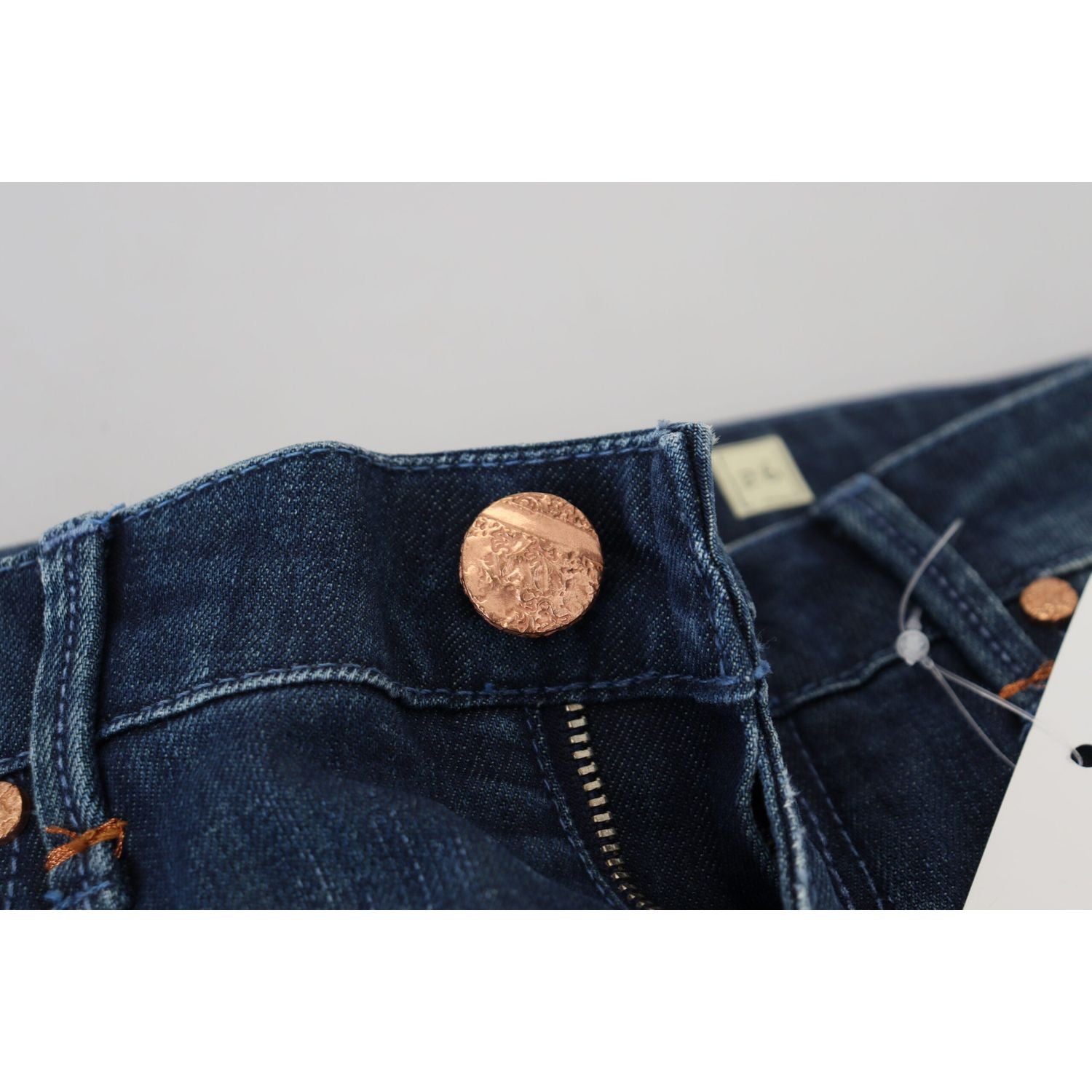 بنطلون جينز Acht Chic Slim Fit بخصر منخفض