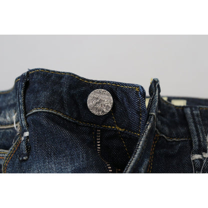 Acht Blue Cotton Slim Fit Women Casual Denim Jeans