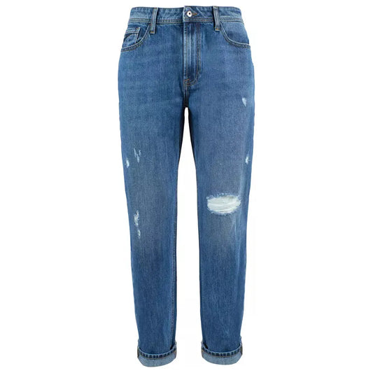 Yes Zee Blue Cotton Men's Jeans Yes Zee Dark Slate Blue
