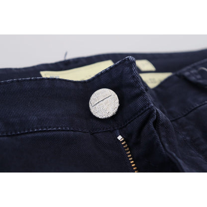 Acht Blue Cotton Tapered Slim Fit Men Casual Denim Jeans