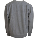 Aeronautica Militare Elegant Gray Pullover Sweater Aeronautica Militare Dim Gray