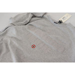 Aeronautica Militare Elegant Gray Pullover Sweater Aeronautica Militare Dark Gray