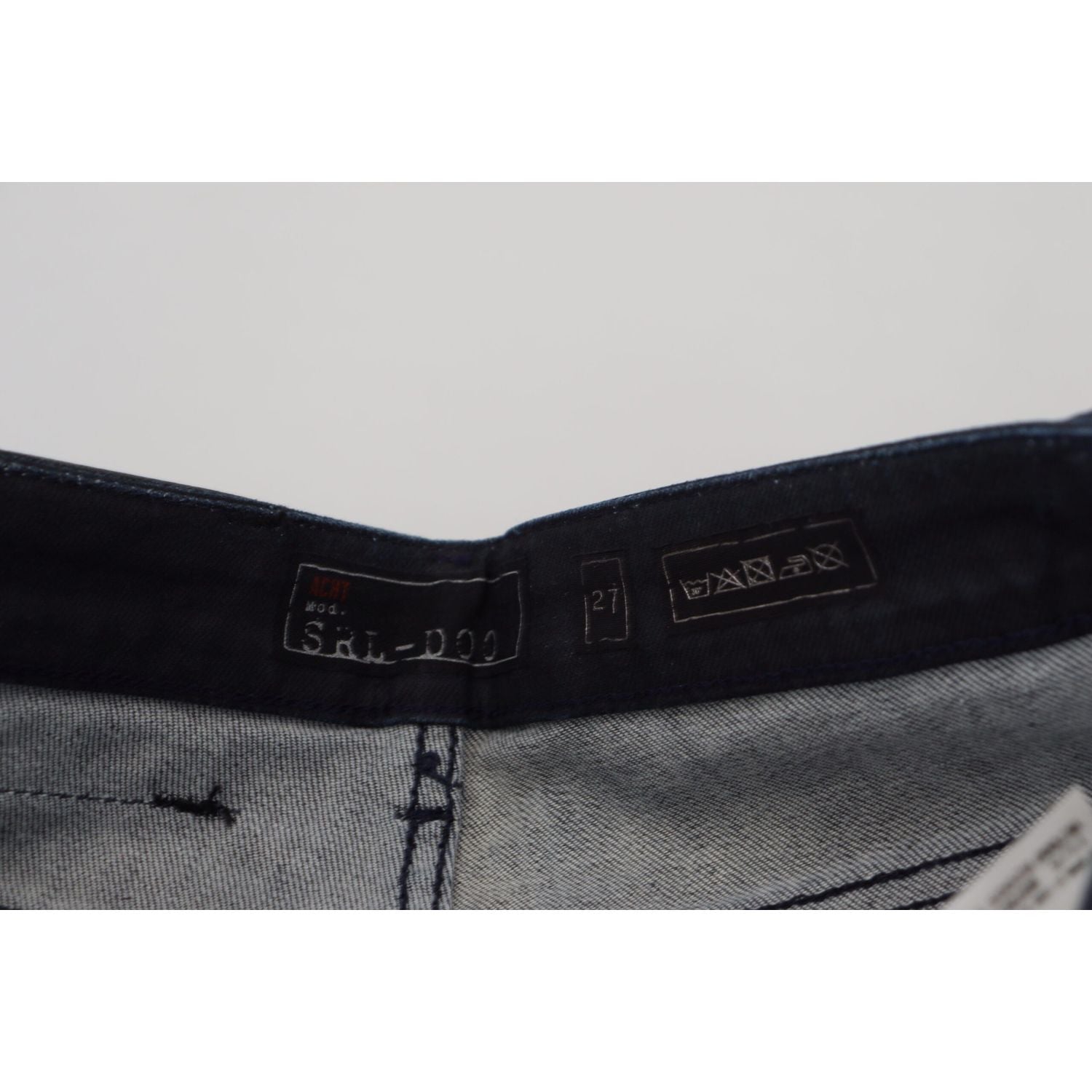 بنطلون جينز ضيق بخصر منخفض من Acht Chic