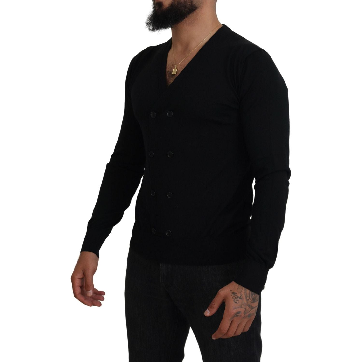 سترة كارديجان أنيقة من الكشمير من دولتشي آند غابانا