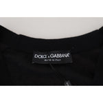 Dolce & Gabbana Black Cashmere Button Down Cardigan Sweater