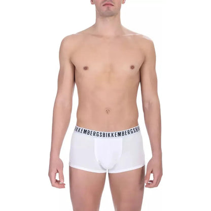 Bikkembergs White Cotton Men's Trunk