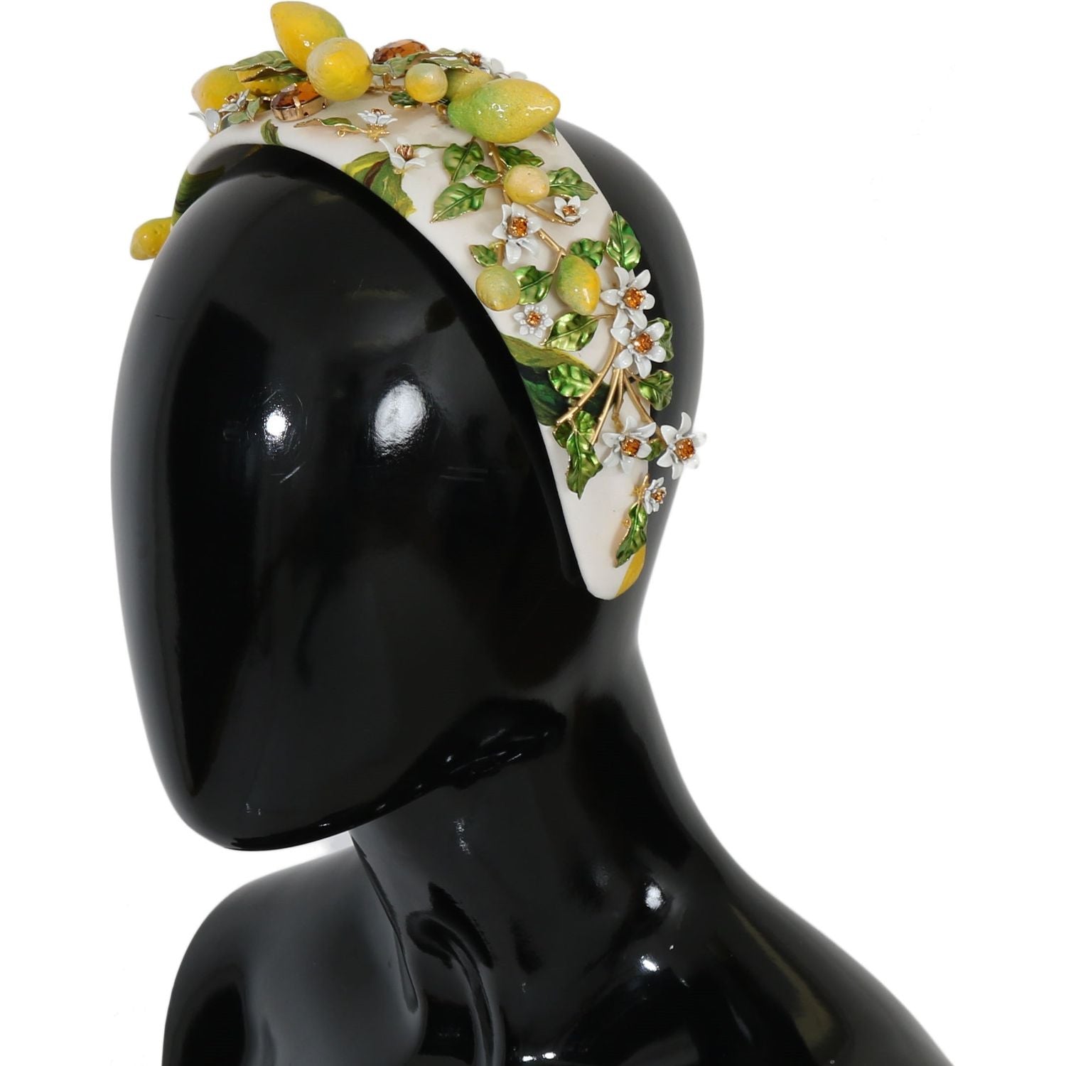 تاج دولتشي آند غابانا المصنوع من الكريستال الليموني الصقلي