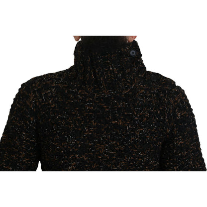 Dolce & Gabbana Brown Fatto A Mano Turtleneck Pullover Sweater