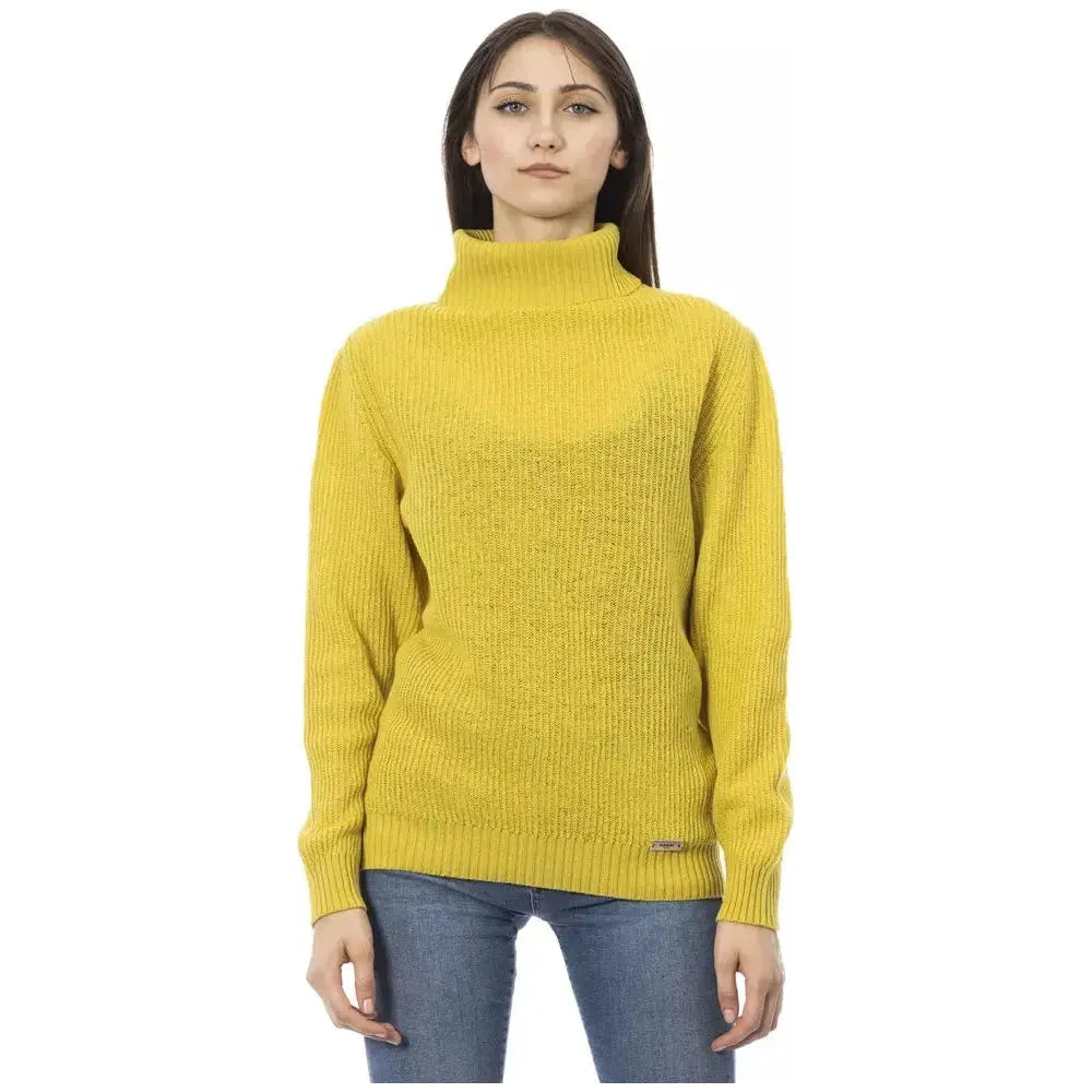 Baldinini Trend Yellow Wool Women Sweater