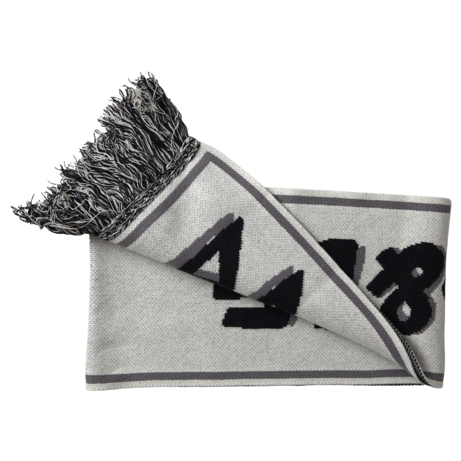 وشاح رجالي أنيق من الكشمير الرمادي من دولتشي آند غابانا