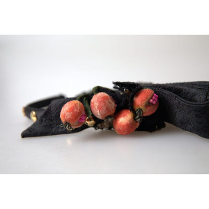 عصابة رأس من الكريستال متعدد الألوان من دولتشي آند غابانا