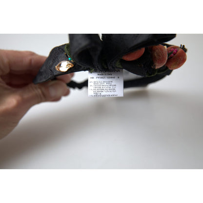 عصابة رأس من الكريستال متعدد الألوان من دولتشي آند غابانا