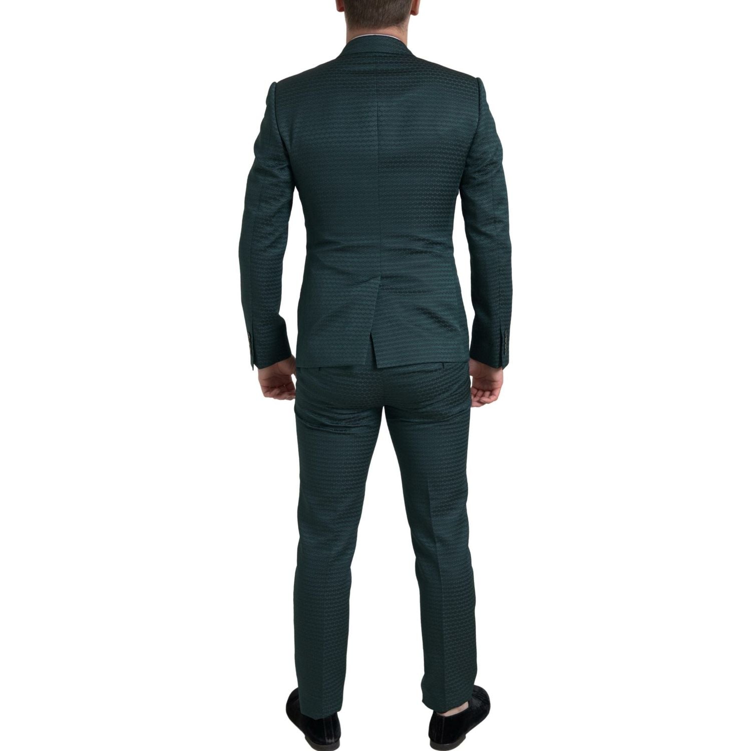 بدلة دولتشي آند غابانا إميرالد إليجانس بقصّة Slim Fit من ثلاث قطع