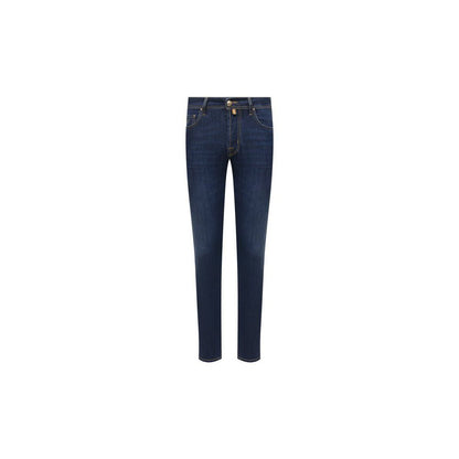 Jacob Cohen Blue Cotton Jeans & Pants