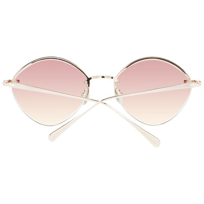 Scotch & Soda Gold Stainless Steel Sunglasses