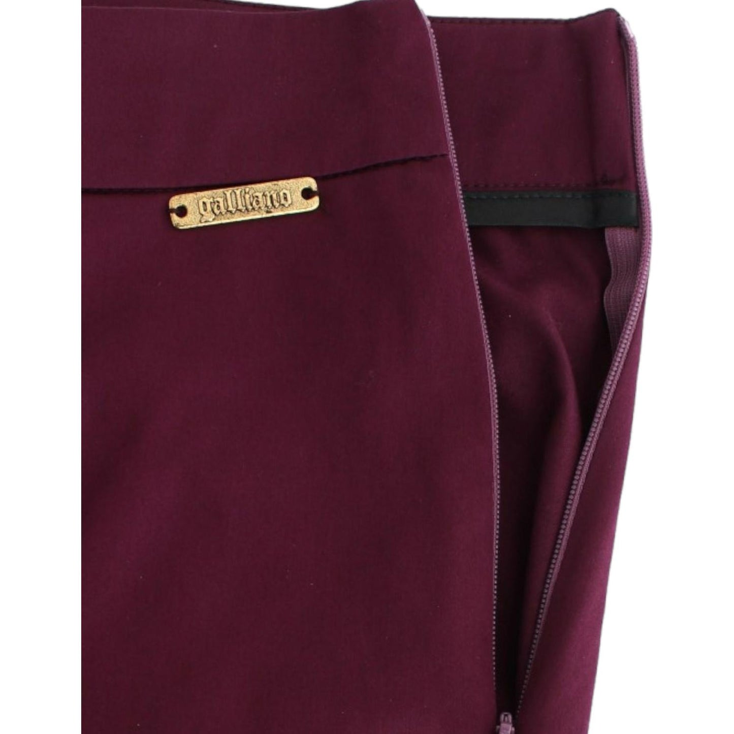 John Galliano Purple slim fit pants