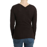 Cavalli Brown knitted wool sweater SIG11848-2