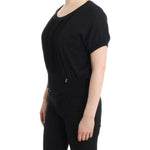 Cavalli Black short sleeved jumper