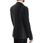 Dolce & Gabbana Gray striped wool stretch blazer SIG12232-1