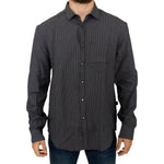 Costume National Gray linen casual shirt SIG10355-3