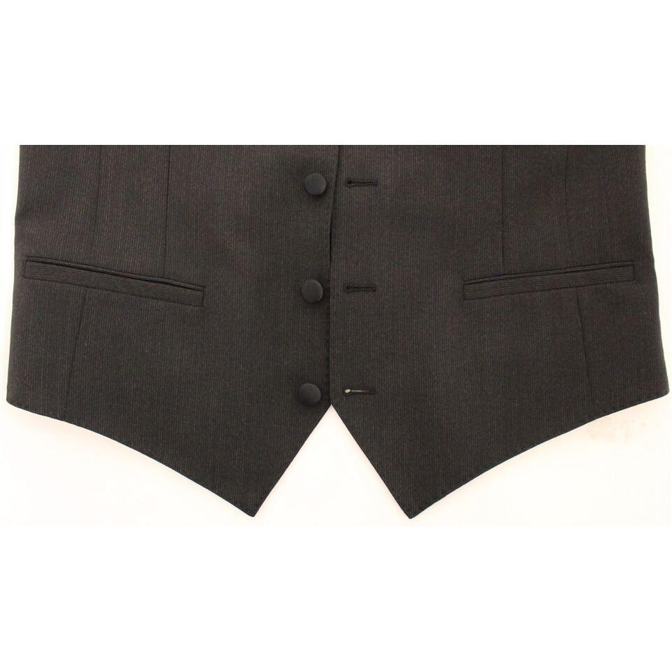 سترة كلاسيكية من مزيج الصوف الرمادي من دولتشي آند غابانا